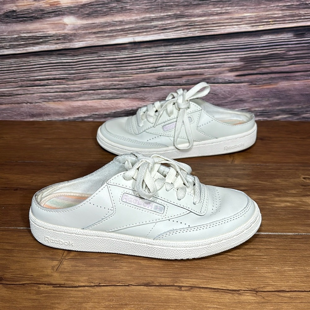 Reebok White Athletic Shoes
